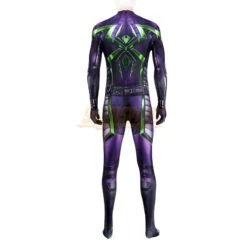 Spider Man Miles Morales Purple Reign Suit HD Printed Cosplay Costume -Simcosplay Outlet Store j23029ga 0014 021a9645