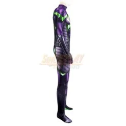 Spider Man Miles Morales Purple Reign Suit HD Printed Cosplay Costume -Simcosplay Outlet Store j23029ga 0015 021a9644