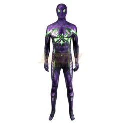 Spider Man Miles Morales Purple Reign Suit HD Printed Cosplay Costume -Simcosplay Outlet Store j23029ga 0019 1