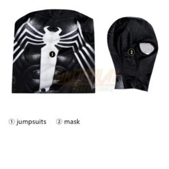Kids Halloween Gift Black Spiderman Venom Cosplay Suit -Simcosplay Outlet Store j23035fa kid 0000
