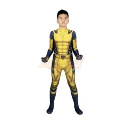 Kids Wolverine Cosplay Costume Deadpool 3 Wolverine Printed Suit -Simcosplay Outlet Store j23037fa kid 0009 021a5510