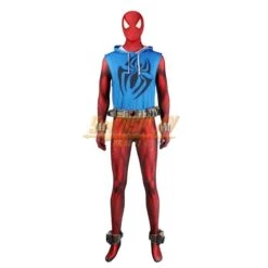 Scarlet Spider Man Ben Reilly Suit The Spider Verse Cosplay Costume -Simcosplay Outlet Store j23040ba 0029 021a9568