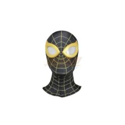 Spider-man Miles Morales Uptown Pride Suit Gold Printed Costume -Simcosplay Outlet Store j23044fa 0002 021a3278