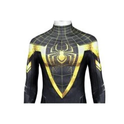 Spider-man Miles Morales Uptown Pride Suit Gold Printed Costume -Simcosplay Outlet Store j23044fa 0009 021a3271