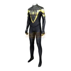 Spider-man Miles Morales Uptown Pride Suit Gold Printed Costume -Simcosplay Outlet Store j23044fa 0014 021a3266