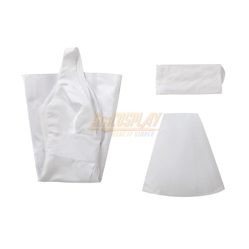 2024 Harley Cosplay Costume White Wedding Dress Edition 11 2024 Harley Cosplay Costume White Wedding Dress Edition - Image 11