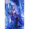 Genshin Impact Keqing Costume Classic Skin Full Set Cosplay Suit