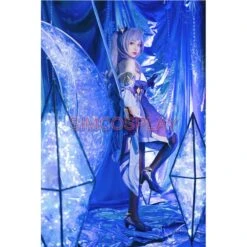 Genshin Impact Keqing Costume Classic Skin Full Set Cosplay Suit -Simcosplay Outlet Store keqingcosers 0008 dsc00049
