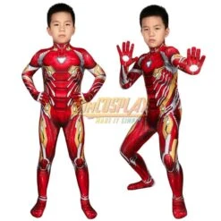Kids Iron-man Cosplay Suit Spandex Children Halloween Cosplay Costumes