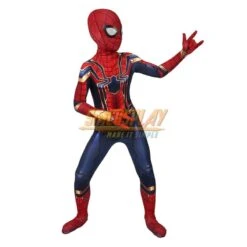 Kids Iron Spider-Man Suit Avengers Spider Man Cosplay Costume For Kids -Simcosplay Outlet Store kids iron spider man suit 2