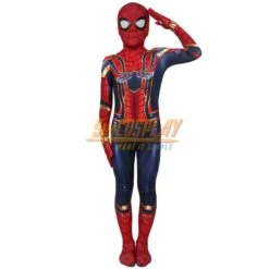 Kids Iron Spider-Man Suit Avengers Spider Man Cosplay Costume For Kids -Simcosplay Outlet Store kids iron spider man suit 3