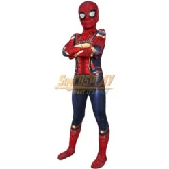 Kids Iron Spider-Man Suit Avengers Spider Man Cosplay Costume For Kids -Simcosplay Outlet Store kids iron spider man suit 5