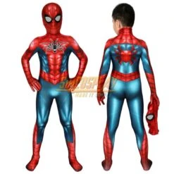 Kids Spider-Armor MK IV HQ Printed Edition Suit Spider-man Cosplay Costume For Children
