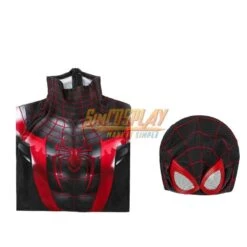 Kids Spider-man Miles Morales PS5 Cosplay Suit For Children Halloween -Simcosplay Outlet Store kids spider man miles morales ps5 cosplay suit 14