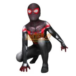 Kids Spider-man Miles Morales PS5 Cosplay Suit For Children Halloween -Simcosplay Outlet Store kids spider man miles morales ps5 cosplay suit 5