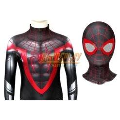 Kids Spider-man Miles Morales PS5 Cosplay Suit For Children Halloween -Simcosplay Outlet Store kids spider man miles morales ps5 cosplay suit 8