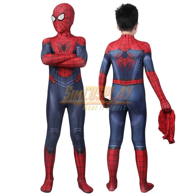 Kids Spiderman Cosplay Costume Avenger Spiderman Printed Edition Suit 1 Kids Spiderman Cosplay Costume Avenger Spiderman Printed Edition Suit