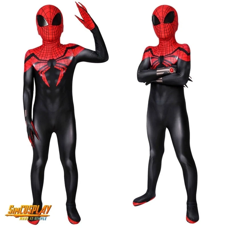 Kids Superior Spider-man Suit Spandex Cosplay Costume SKD19017 1 Kids Superior Spider-man Suit Spandex Cosplay Costume SKD19017