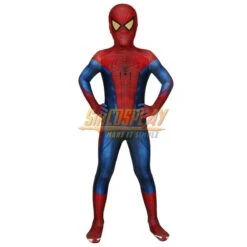 Kids The Amazing Spider-Man Peter Parker Suit HD Children Halloween Costumes -Simcosplay Outlet Store kids the amazing spider man peter parker suit 3