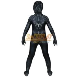 Kids Venom Cosplay Suit Black Spider-man Costume For Children Halloween -Simcosplay Outlet Store kids venom cosplay suit 11