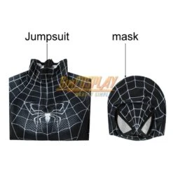 Kids Venom Cosplay Suit Black Spider-man Costume For Children Halloween -Simcosplay Outlet Store kids venom cosplay suit 2