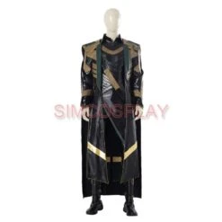 LOKI 2021 Leather Cosplay Costumes Loki Dress Up Suit Custom Size Supported -Simcosplay Outlet Store lokinewmzx 1