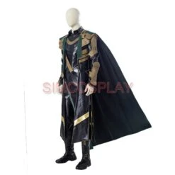 LOKI 2021 Leather Cosplay Costumes Loki Dress Up Suit Custom Size Supported -Simcosplay Outlet Store lokinewmzx 3