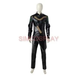 LOKI 2021 Leather Cosplay Costumes Loki Dress Up Suit Custom Size Supported -Simcosplay Outlet Store lokinewmzx 9