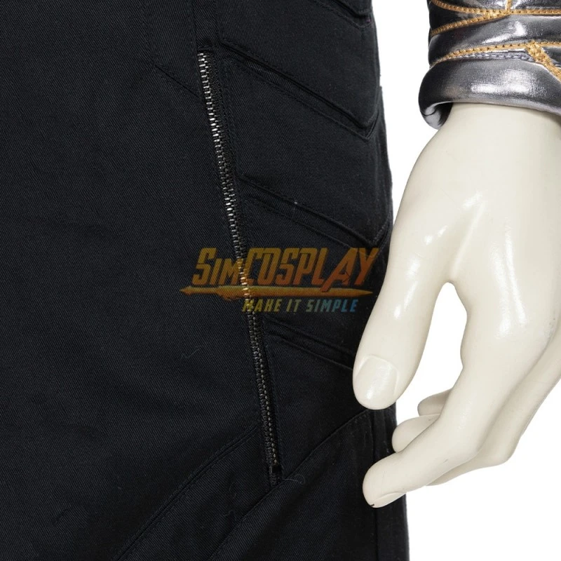 Winter Soldier Cosplay Costume The Falcon And The Winter Soldier Suit Top Level 19 Winter Soldier Cosplay Costume The Falcon And The Winter Soldier Suit Top Level - Image 19