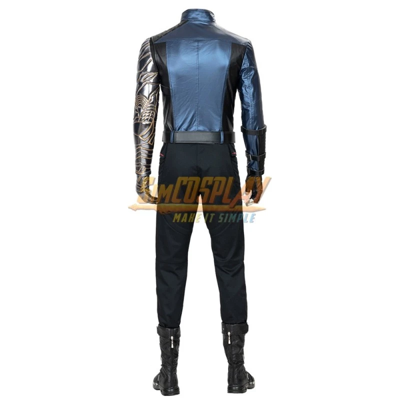Winter Soldier Cosplay Costume The Falcon And The Winter Soldier Suit Top Level 3 Winter Soldier Cosplay Costume The Falcon And The Winter Soldier Suit Top Level - Image 3