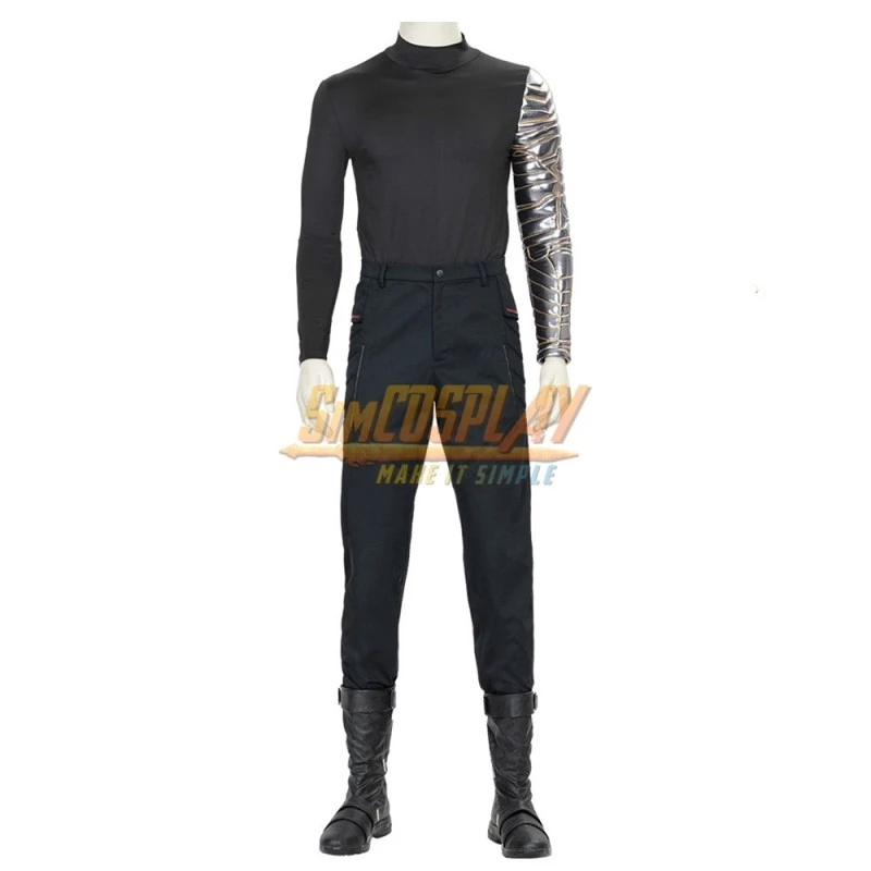 Winter Soldier Cosplay Costume The Falcon And The Winter Soldier Suit Top Level 7 Winter Soldier Cosplay Costume The Falcon And The Winter Soldier Suit Top Level - Image 7