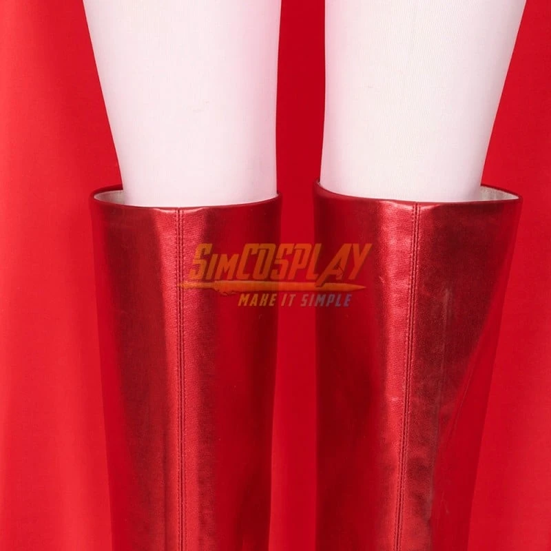 Wanda Cosplay Costume 2021 WandaVision Scarlet Witch Red Suit 10 Wanda Cosplay Costume 2021 WandaVision Scarlet Witch Red Suit - Image 10