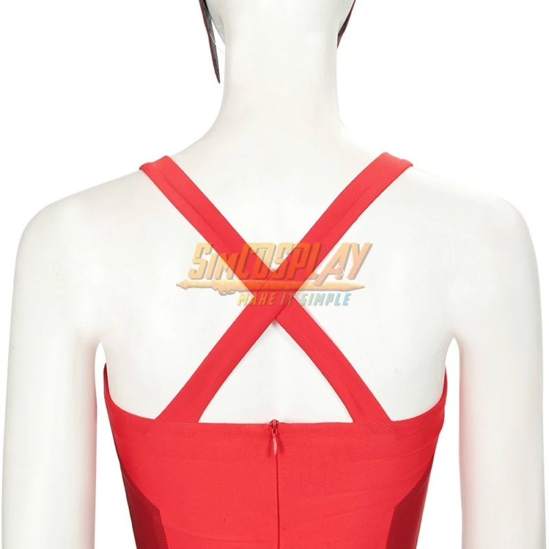 Wanda Cosplay Costume 2021 WandaVision Scarlet Witch Red Suit 11 Wanda Cosplay Costume 2021 WandaVision Scarlet Witch Red Suit - Image 11