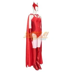 Wanda Cosplay Costume 2021 WandaVision Scarlet Witch Red Suit 24 Wanda Cosplay Costume 2021 WandaVision Scarlet Witch Red Suit -Simcosplay Outlet Store m20210371 4