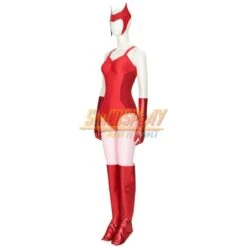 Wanda Cosplay Costume 2021 WandaVision Scarlet Witch Red Suit 33 Wanda Cosplay Costume 2021 WandaVision Scarlet Witch Red Suit -Simcosplay Outlet Store m20210371 6