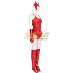 Wanda Cosplay Costume 2021 WandaVision Scarlet Witch Red Suit 36 Wanda Cosplay Costume 2021 WandaVision Scarlet Witch Red Suit -Simcosplay Outlet Store m20210371 8