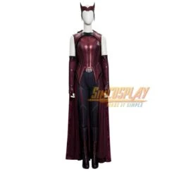 WandaVision Scarlet Witch Wanda Cosplay Costumes Top Level 24 WandaVision Scarlet Witch Wanda Cosplay Costumes Top Level -Simcosplay Outlet Store m20210380 1