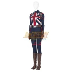 Captain Carter Cosplay Costumes What If Peggy Carter Cosplay Suit Top Level -Simcosplay Outlet Store m20220427 3