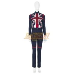 Captain Carter Cosplay Costumes What If Peggy Carter Cosplay Suit Top Level -Simcosplay Outlet Store m20220427 5