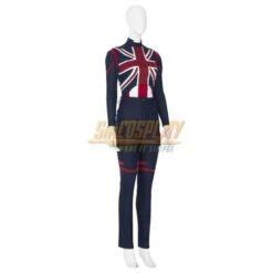 Captain Carter Cosplay Costumes What If Peggy Carter Cosplay Suit Top Level -Simcosplay Outlet Store m20220427 6