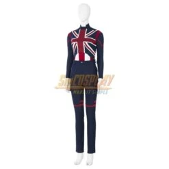 Captain Carter Cosplay Costumes What If Peggy Carter Cosplay Suit Top Level -Simcosplay Outlet Store m20220427 7