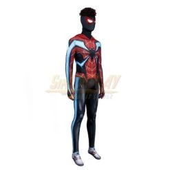 Miles Morales Evolved Suit Default Color Printed Cosplay Costume -Simcosplay Outlet Store miles morales evolved suit default color printed cosplay costume4v0a3999