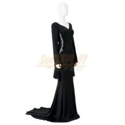 Morticia Addams Cosplay Costume Black Suit 2022 -Simcosplay Outlet Store morticia addams cosplay costume black suit 2022 2