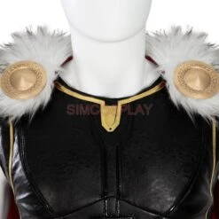 Thor New Black Cosplay Costume With Fur Collar Love And Thunder Edition -Simcosplay Outlet Store my0523b 13