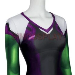 She-Hulk Cosplay Costume Female Hulk Spandex Printed Suit -Simcosplay Outlet Store my22065 12