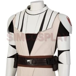 Obi Wan White Armor Cosplay Costume Star Wars Halloween Cosplay -Simcosplay Outlet Store my22155 17