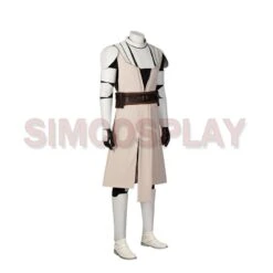 Obi Wan White Armor Cosplay Costume Star Wars Halloween Cosplay -Simcosplay Outlet Store my22155 2