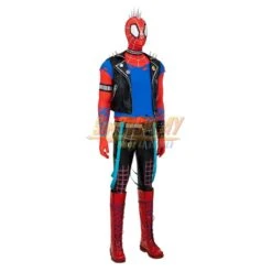 Punk Spiderman Cosplay Suit Comic Bright Color Edition -Simcosplay Outlet Store my23128 0029 1 3