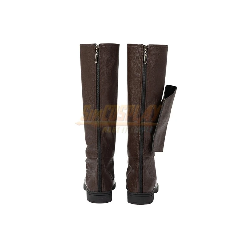 Star Wars Hera Syndulla Cosplay Costume Brown Leather Jacket Version 16 Star Wars Hera Syndulla Cosplay Costume Brown Leather Jacket Version - Image 16