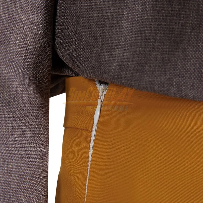 Star Wars Hera Syndulla Cosplay Costume Brown Leather Jacket Version 17 Star Wars Hera Syndulla Cosplay Costume Brown Leather Jacket Version - Image 17